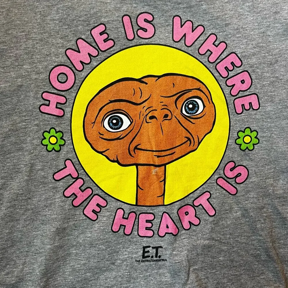 ET Extra Terrestrial Junior's MD "Home Is Where The Heart Is" Graphic T-shirt - Picture 2 of 4